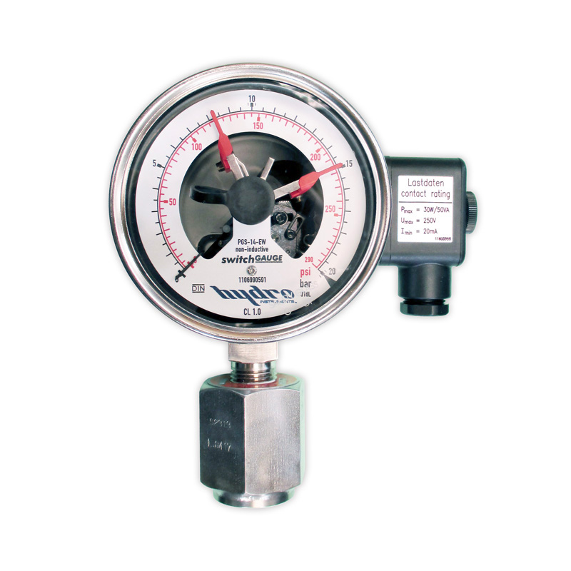 HYDRO Instruments introduce New Pressure Gauge with Adjustable Pressure Switch